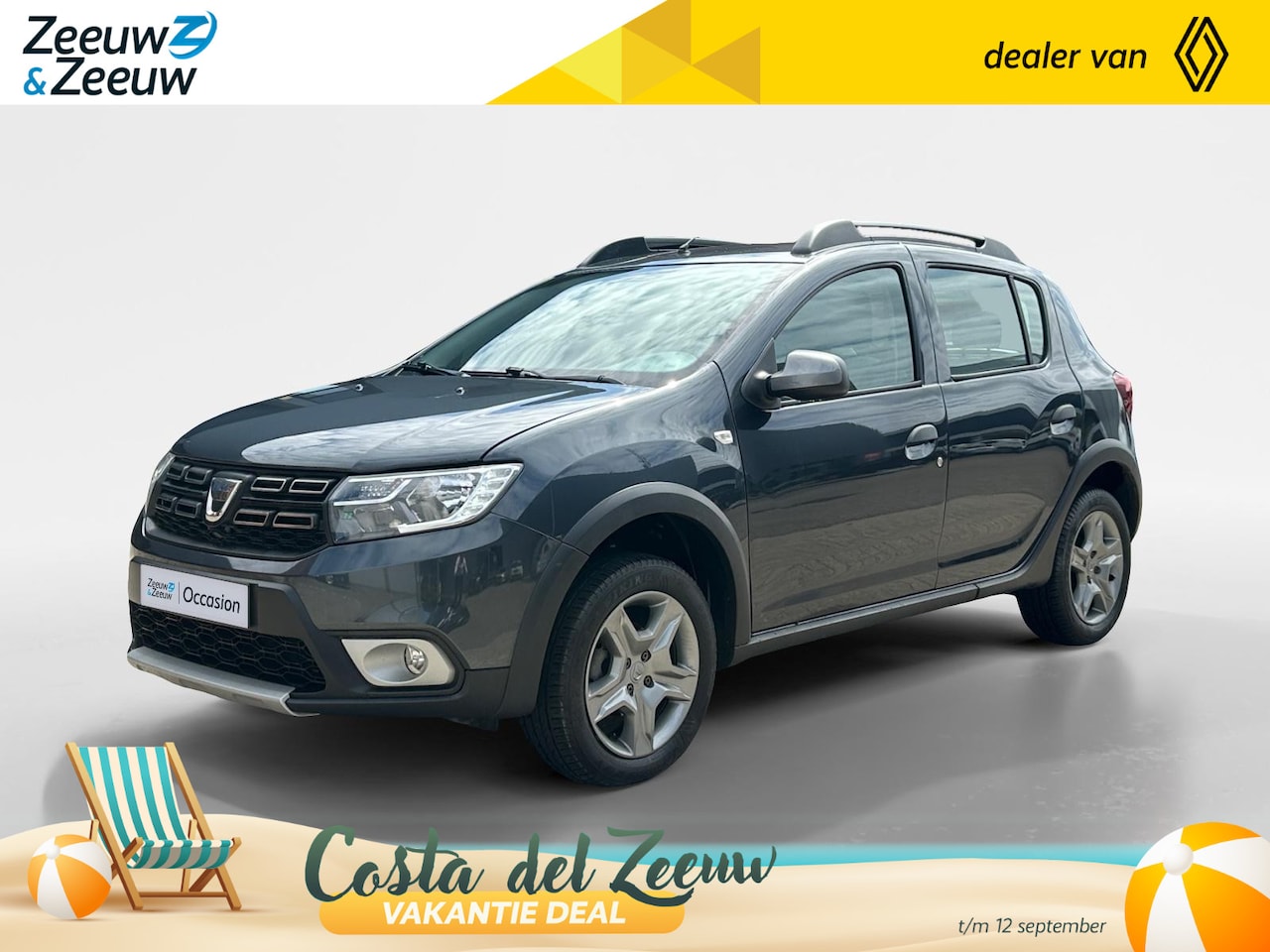 Dacia Sandero - 0.9 TCe Tech Road | Bluetooth | Navigatie | Airco | 1e Eigenaar | NAP | 2 Sleutels | 12 Ma - AutoWereld.nl