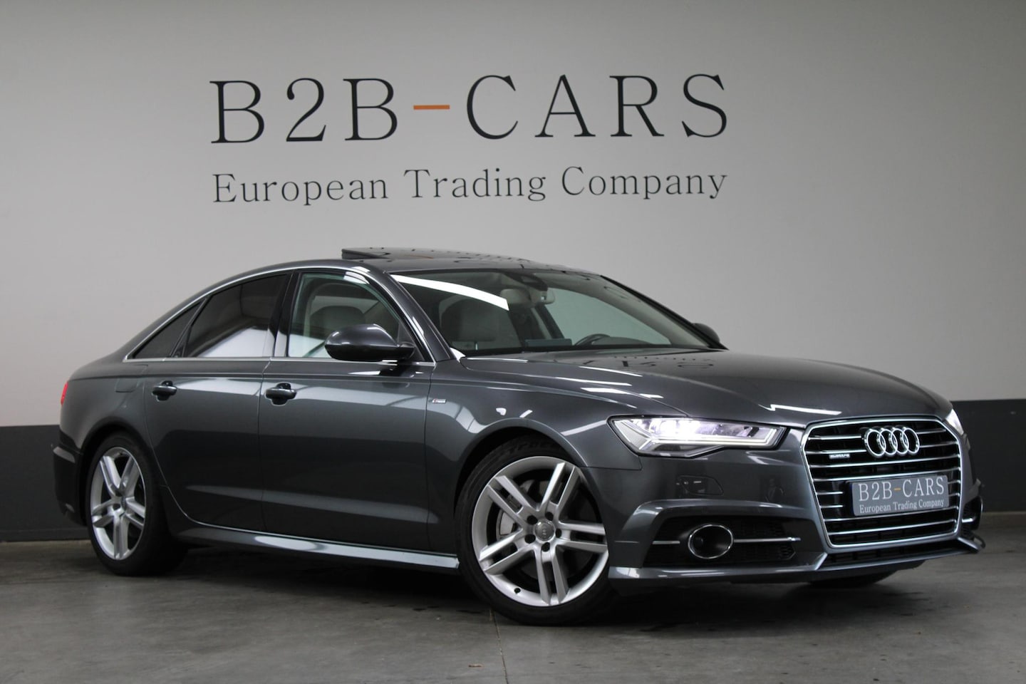 Audi A6 Limousine - 3.0 TDI BiT Quattro Sport | Luchtvering | Schuifdak | Leder | LED - AutoWereld.nl