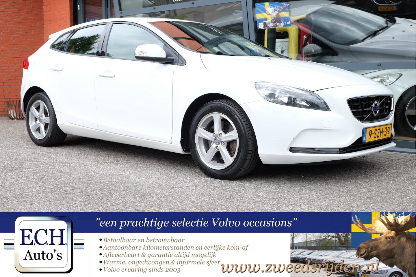 Volvo V40 - T3 Kinetic, Navi, PDC - AutoWereld.nl