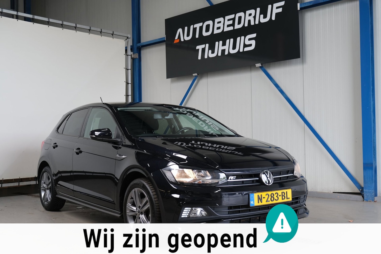Volkswagen Polo - 1.0 TSI Highline Business R-Line Automaat - N.A.P. Airco, Cruise, PDC, Carplay, Navi. - AutoWereld.nl