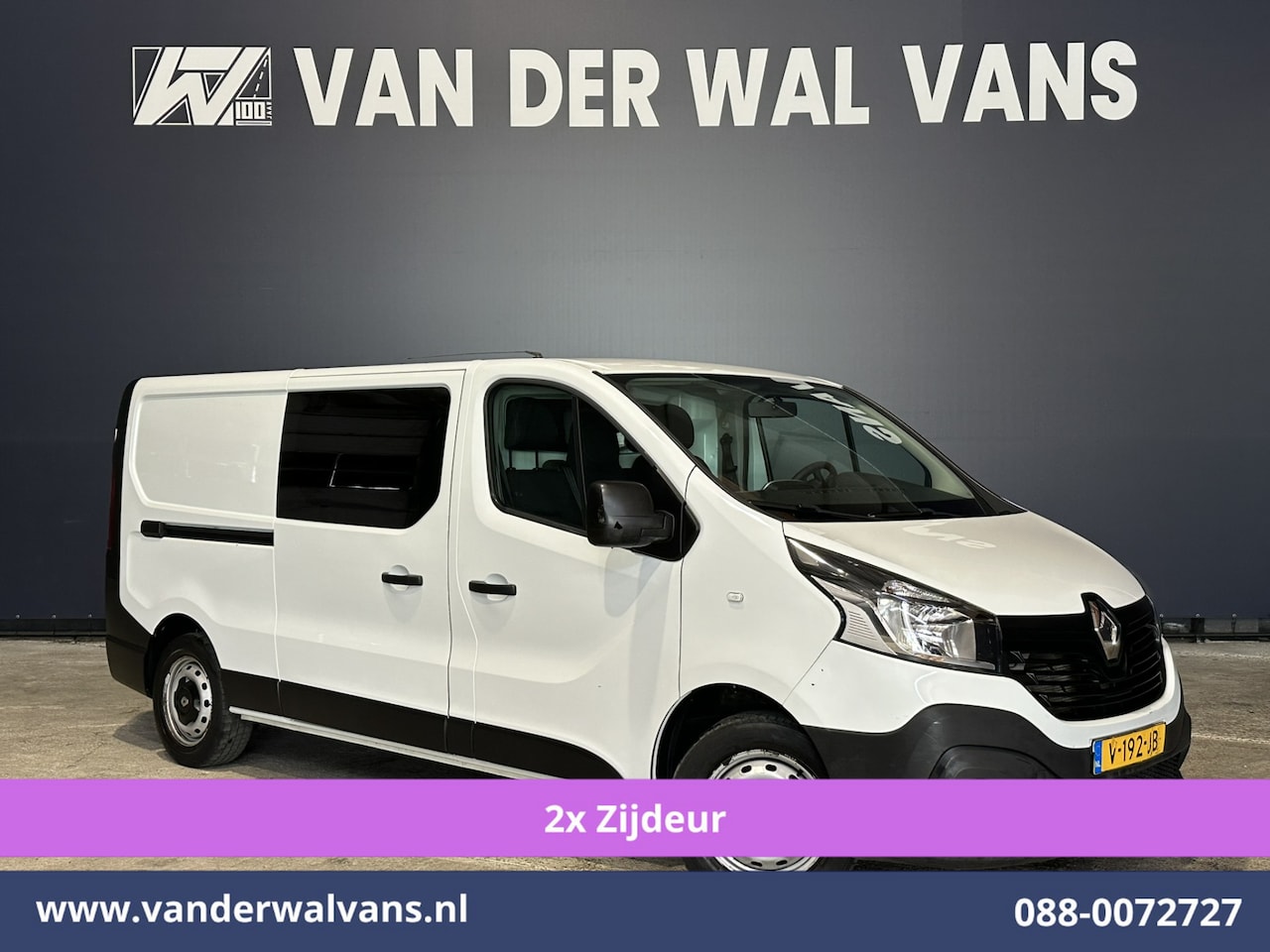 Renault Trafic - 1.6 dCi L2H1 Euro6 Airco | 2x zijdeur | Cruisecontrol | Parkeersensoren Bijrijdersbank - AutoWereld.nl