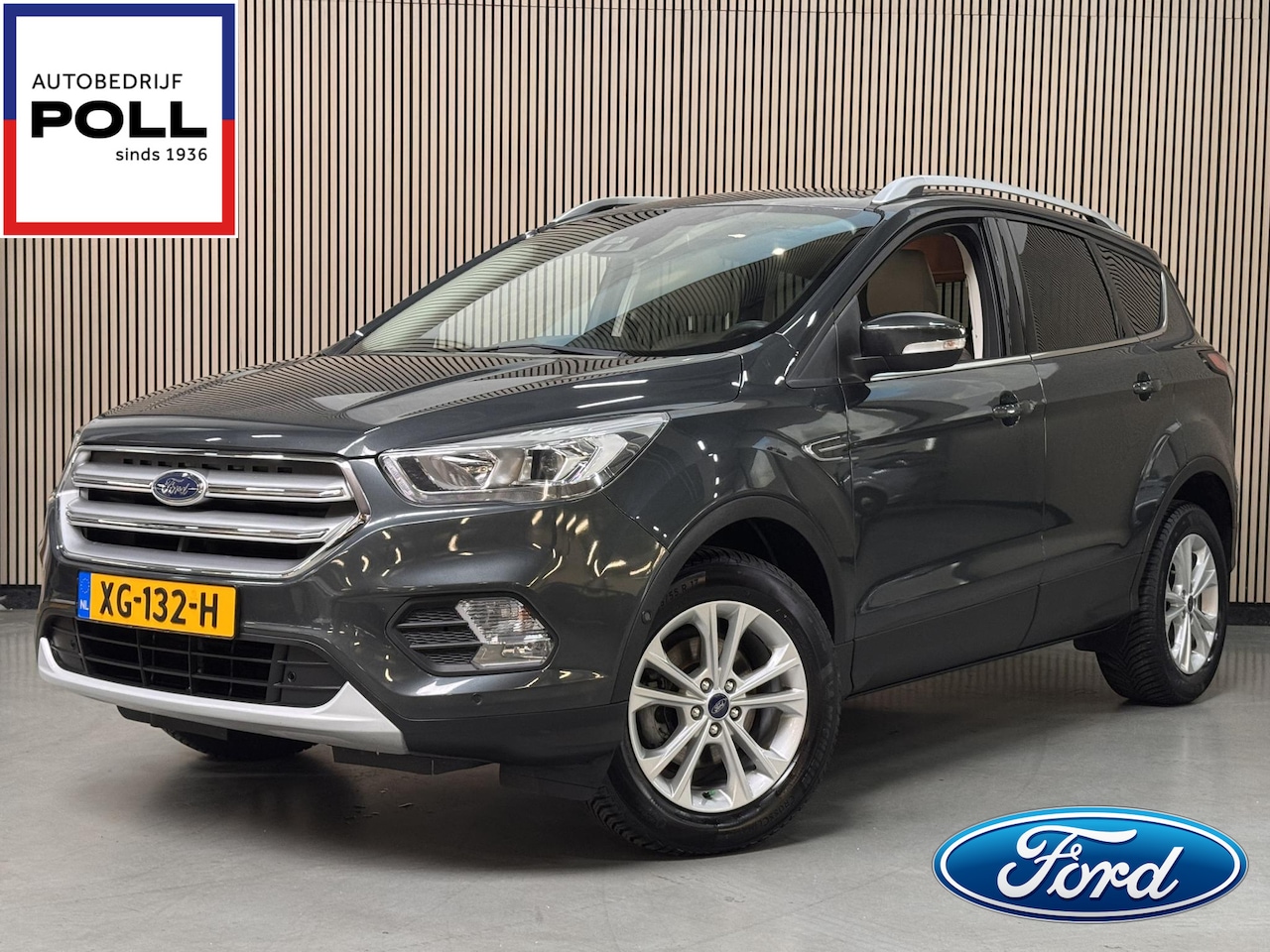 Ford Kuga - 150pk Titanium Panoramadak Trekhaak Leer Camera Winter Parking & Dodehoek pack Dealeronder - AutoWereld.nl