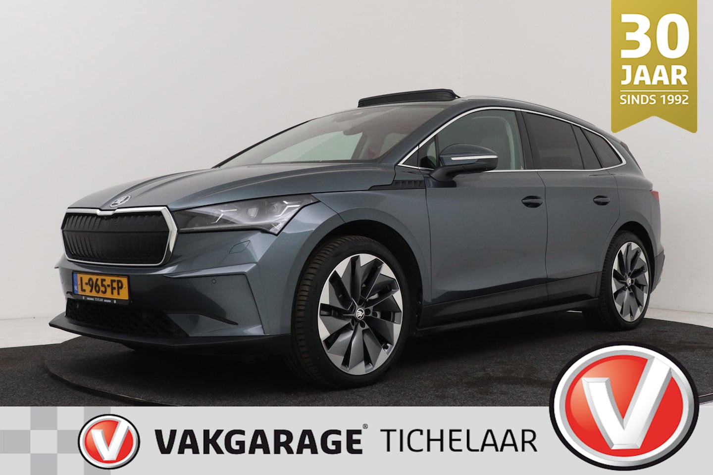 Skoda Enyaq iV - 80 First Edition High | Trekhaak | SOH 91% | Org NL | Pano | CarPlay | Memory | Stoelverwa - AutoWereld.nl