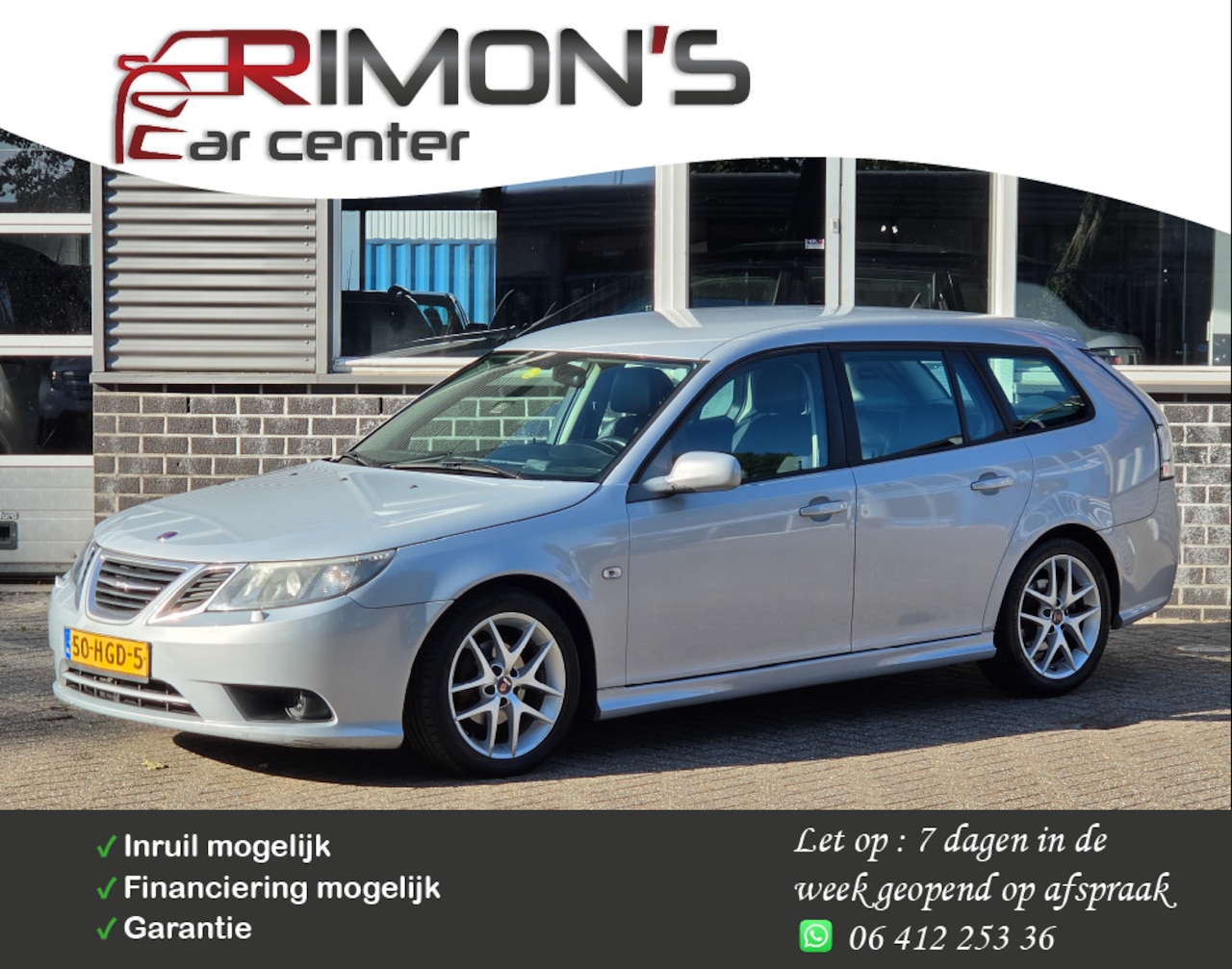 Saab 9-3 Sport Estate - 1.8t Vector NL Auto Automaat Navi Stoelverwarming - AutoWereld.nl