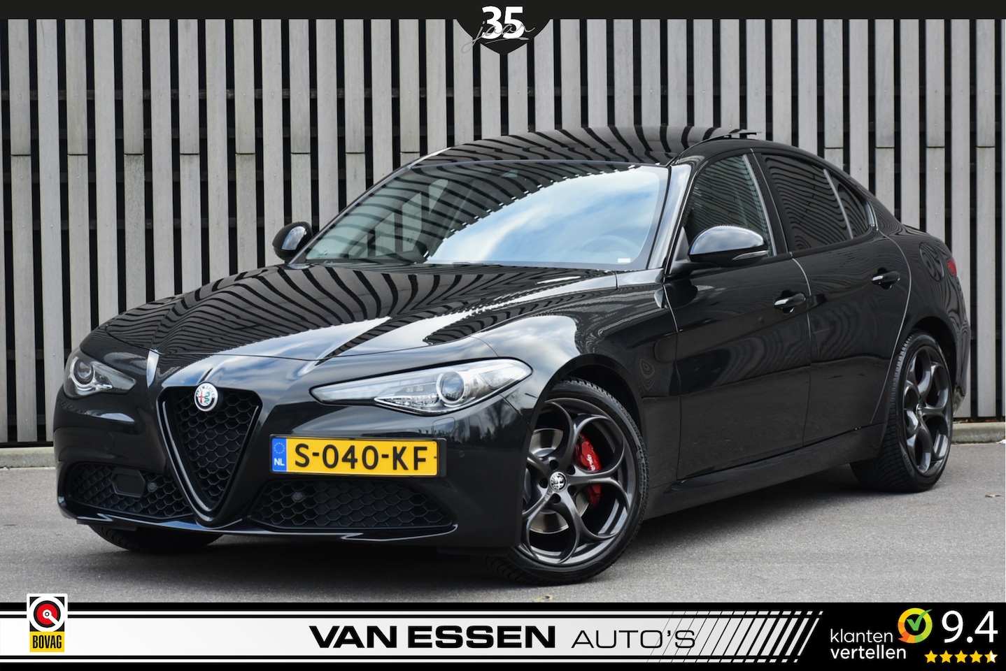 Alfa Romeo Giulia - 2.2 Automaat Pano Camera Trekhaak Stoel/Stuurverw. Xenon Leder Memory! Squadra Gechipt 19 - AutoWereld.nl