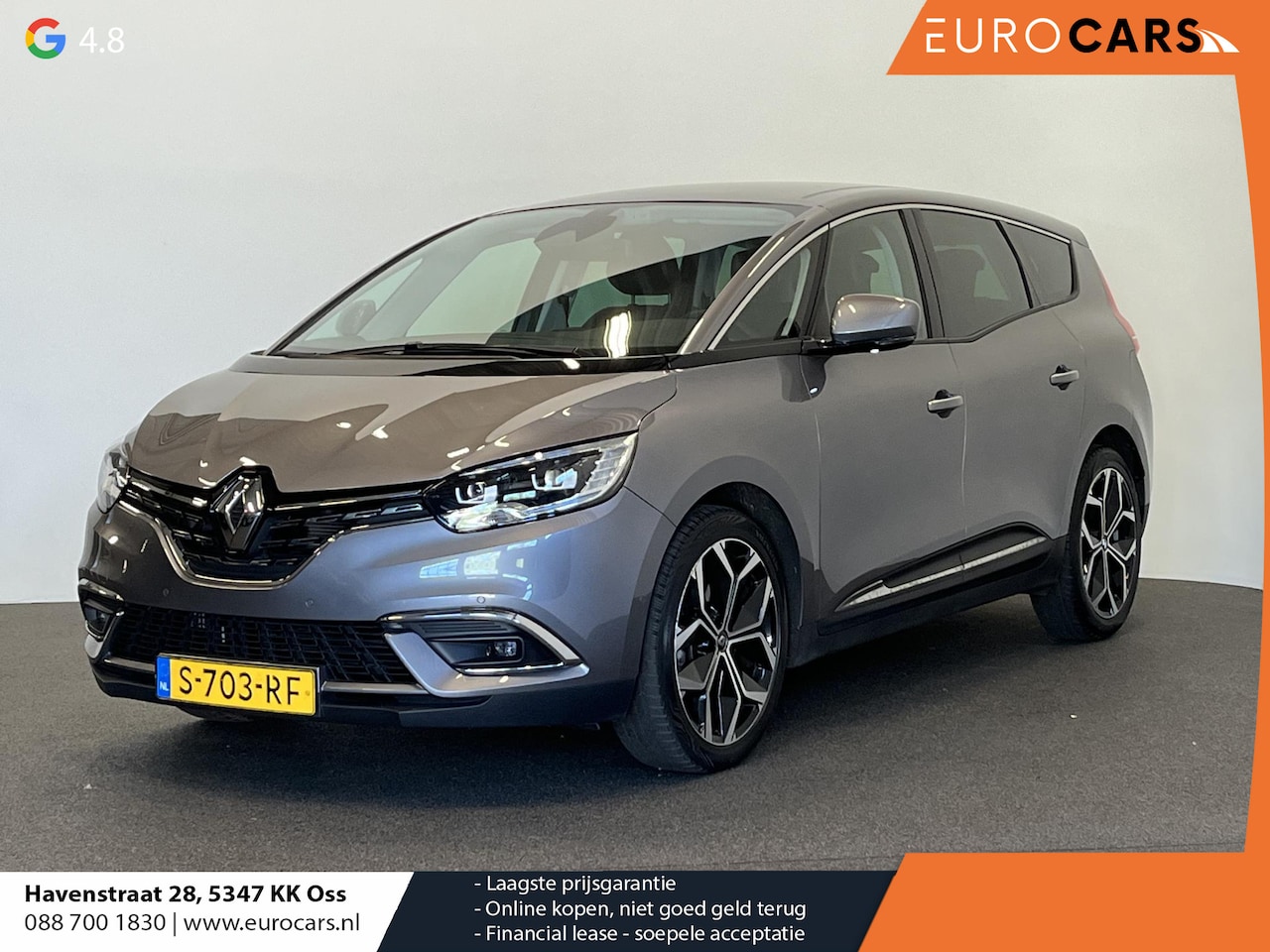 Renault Grand Scénic - 1.3 TCe Techno 7p. Navigatie Cruise Control  Full LED  Privacy Glass  20" LM Velgen  PDC + - AutoWereld.nl