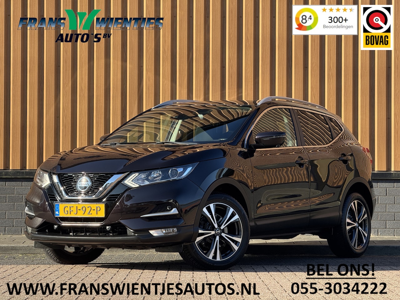 Nissan Qashqai - 1.3 DIG-T N-Connecta | Apple Carplay | Panoramadak | Airconditioning | 360 Camera | Cruise - AutoWereld.nl