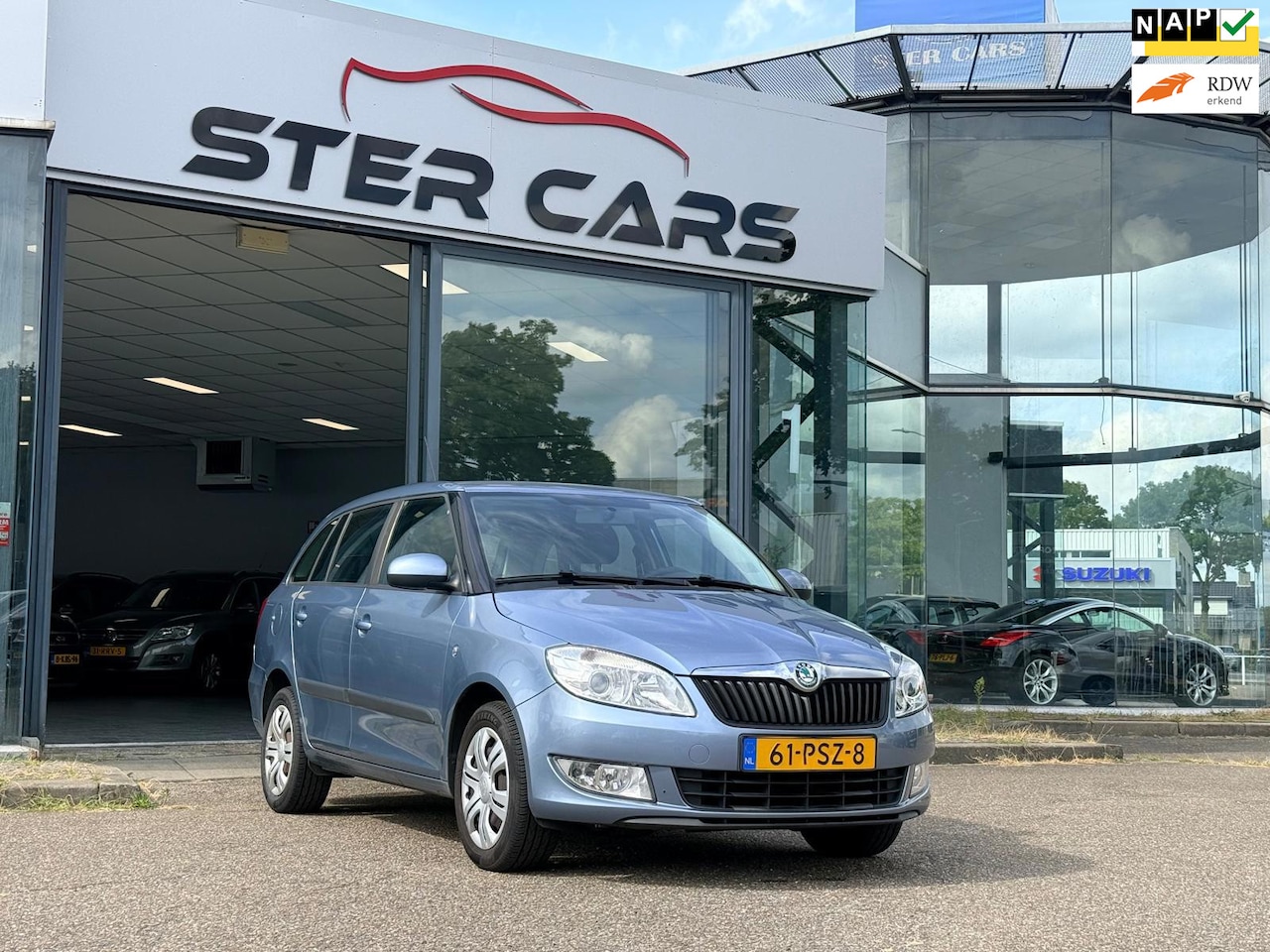Skoda Fabia Combi - 1.2 TSI Ambition|Airco|Trehaak|Nieuw APK|NAP - AutoWereld.nl