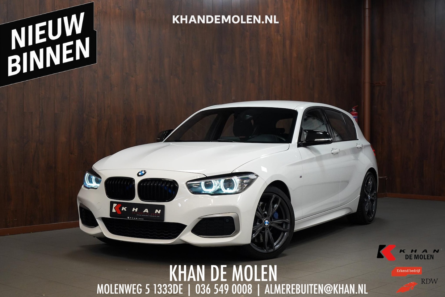 BMW 1-serie - M140i Carbon Eventuri Intake|M-sport Uitlaatsysteem|Stoelverwarming| - AutoWereld.nl