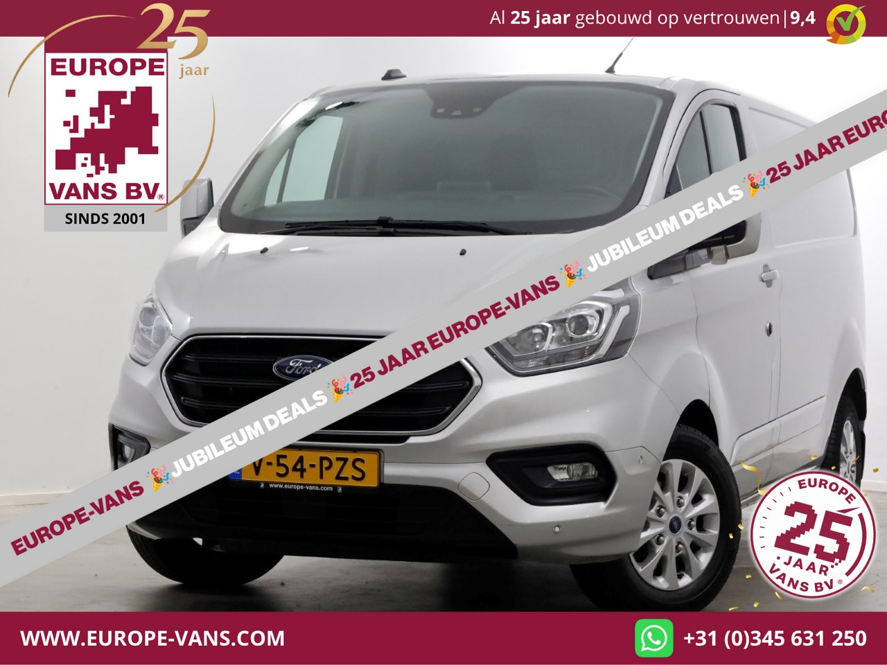 Ford Transit Custom - 2.0 TDCI 130pk L1H1 Automaat Limited Airco/Navi/Camera 07-2022 - AutoWereld.nl