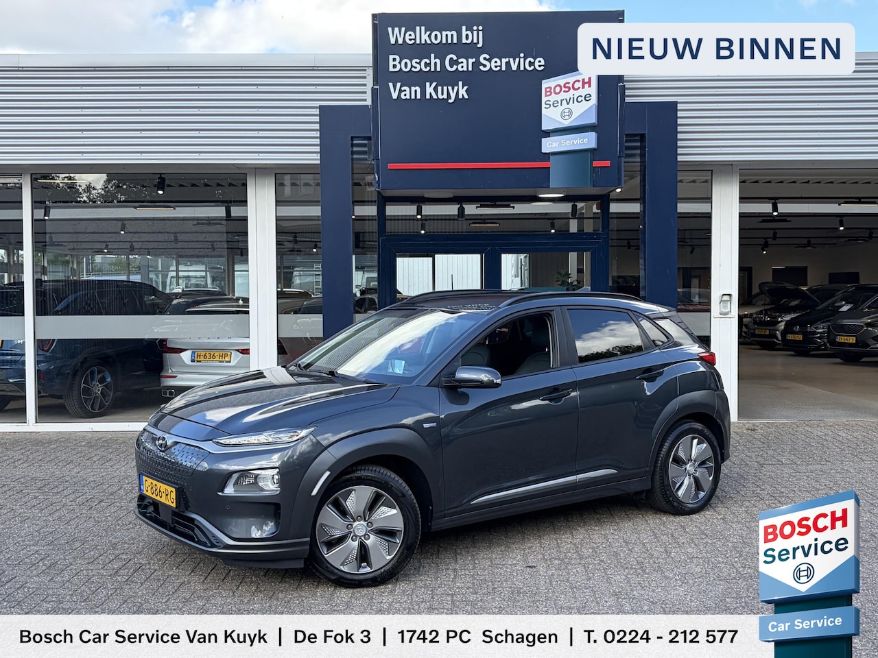 Hyundai Kona Electric - EV Premium 64 kWh / NL-Auto / 204 PK / Warmtepomp / Apple-Carplay & Android-Auto / Stoelve - AutoWereld.nl