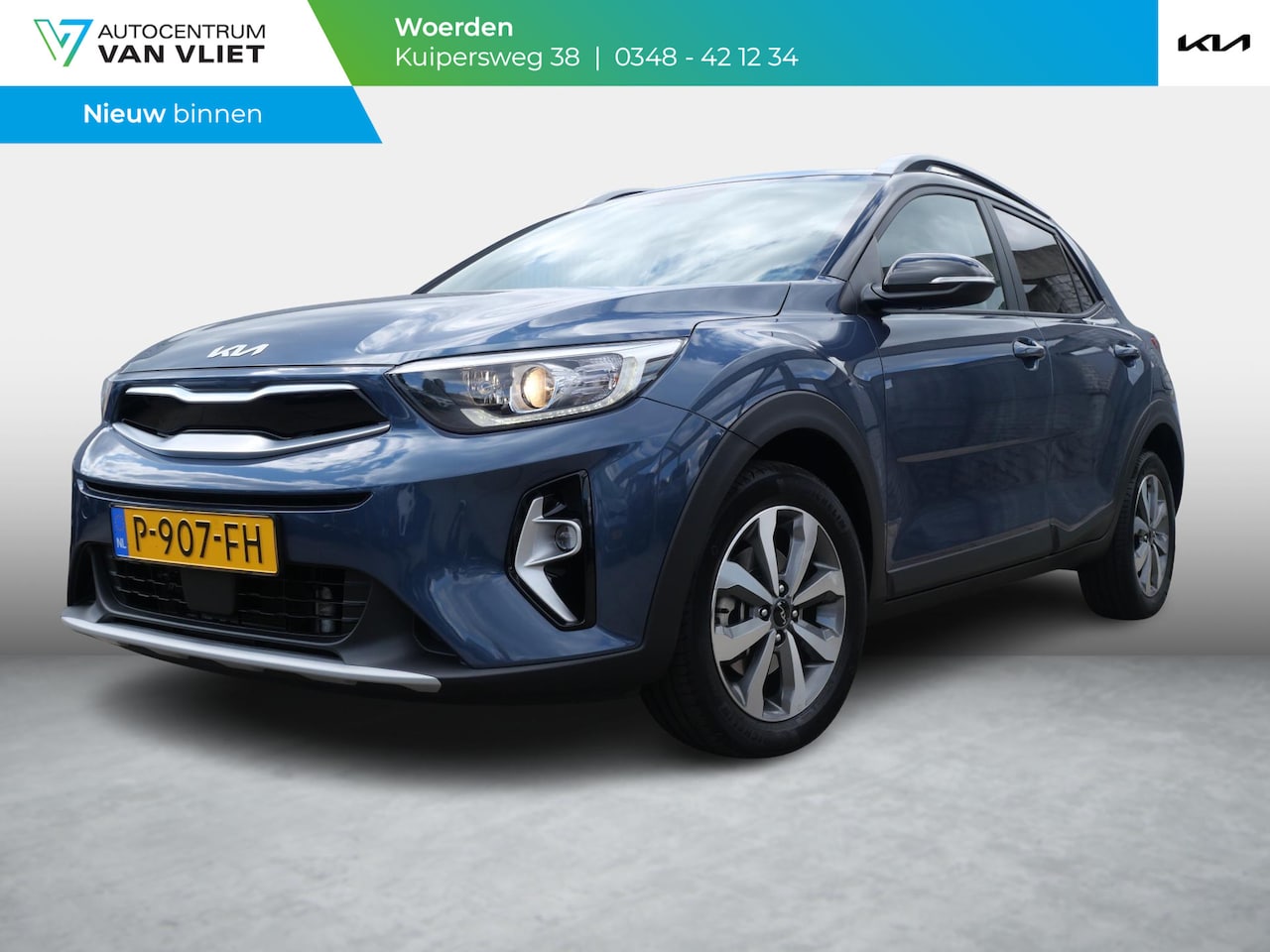 Kia Stonic - 1.0 T-GDi MHEV DynamicPlusLine | Cruise | Keyless | Navi | Camera | Clima | - AutoWereld.nl