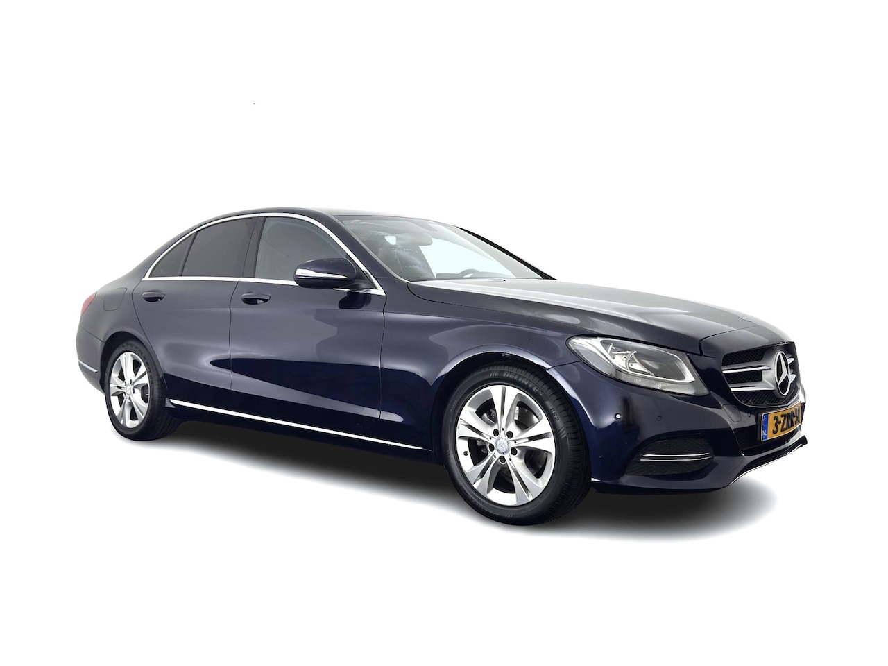 Mercedes-Benz C-klasse - 200 CDI (INCL-BTW) *LEATHER-FABRIC | NAVI-FULLMAP | COMFORTSEATS | ECC | PDC | CRUISE | PR - AutoWereld.nl