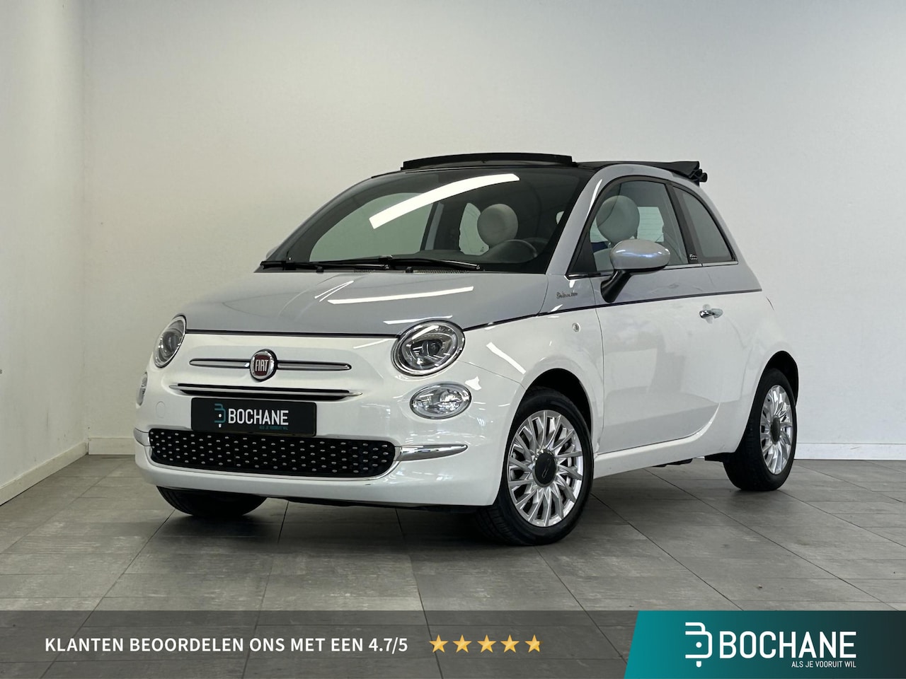 Fiat 500 C - 1.0 Hybrid Dolcevita | TWO TONE | CABRIO | APPLE CARPLAY | ANDROID AUTO - AutoWereld.nl