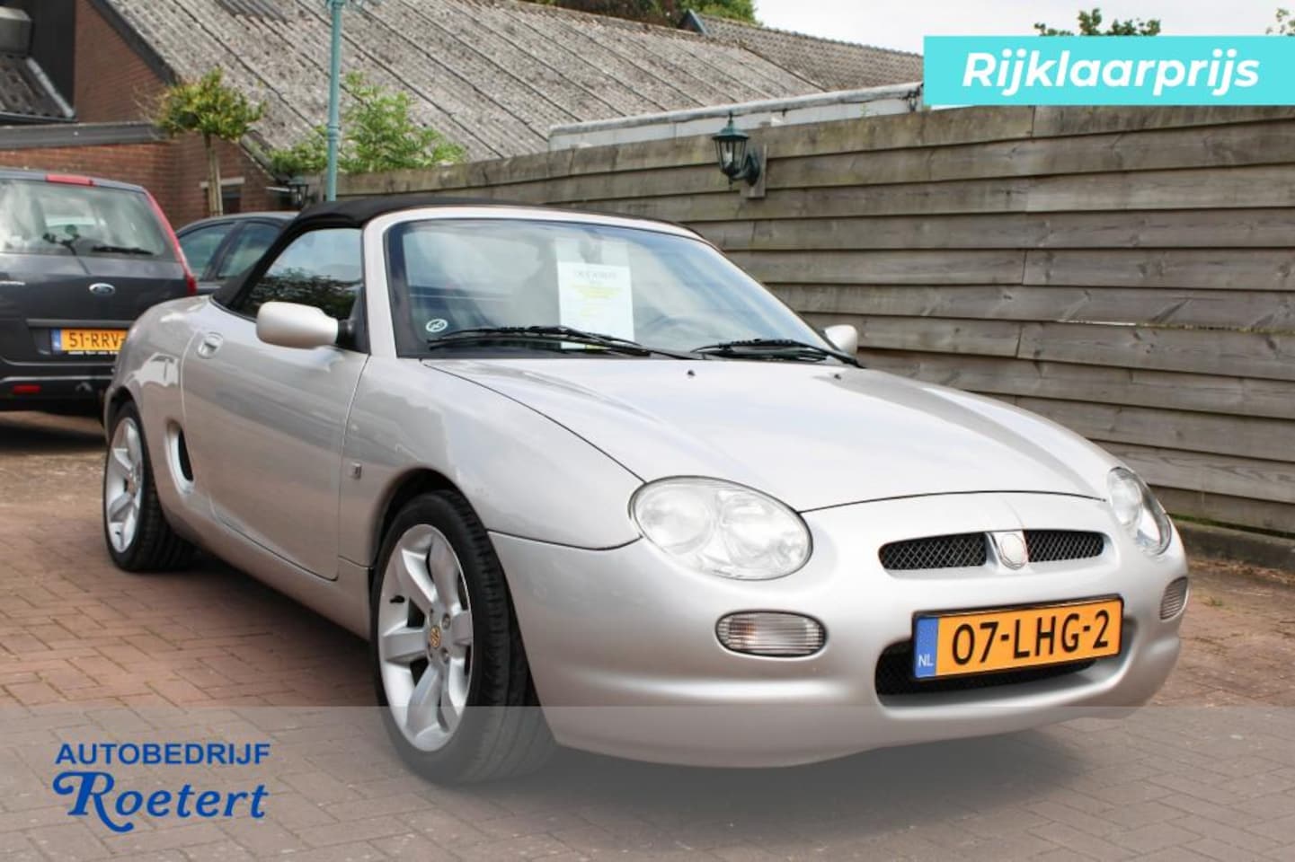 MG F - 1.8I 75 MK III Cabrio softtop 2-drs 120pk. airco/radioCD/aux-in/lichtmet.velgen - AutoWereld.nl
