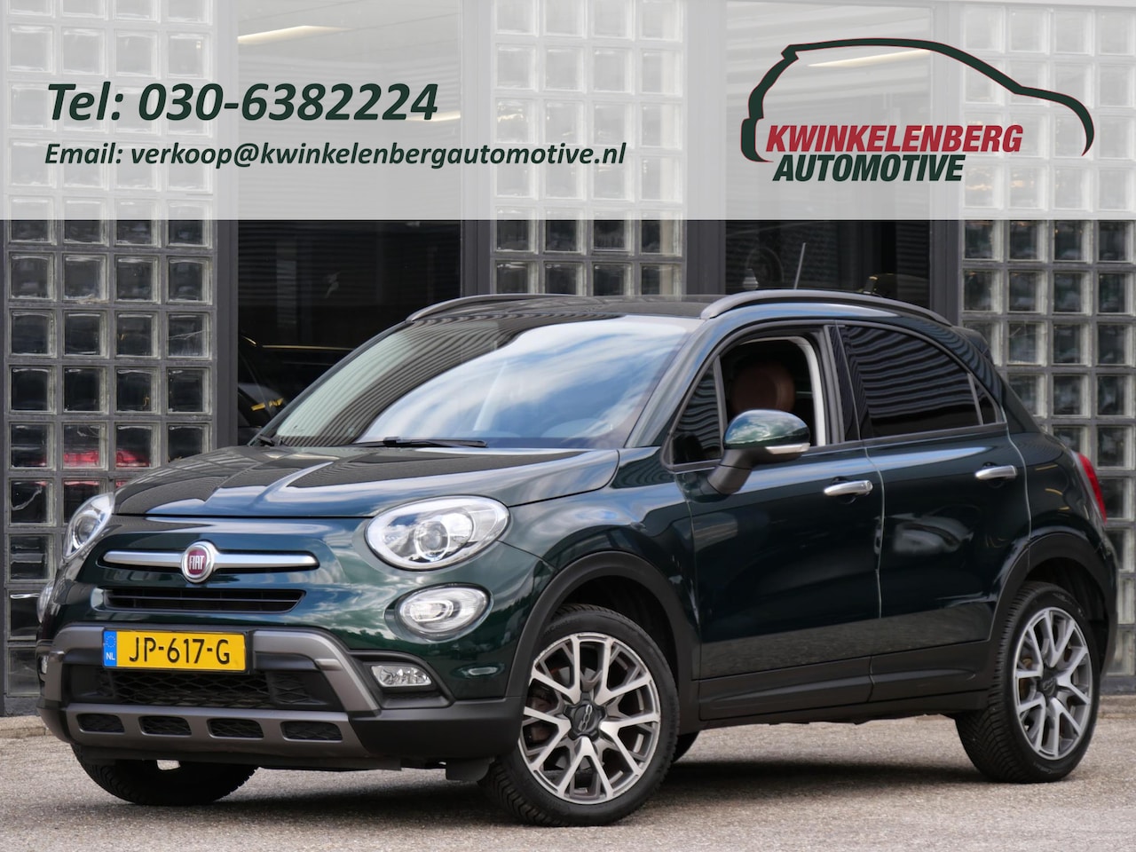 Fiat 500 X - 1.4T/ COGNAC LEDER/ ALL-SEASON - AutoWereld.nl