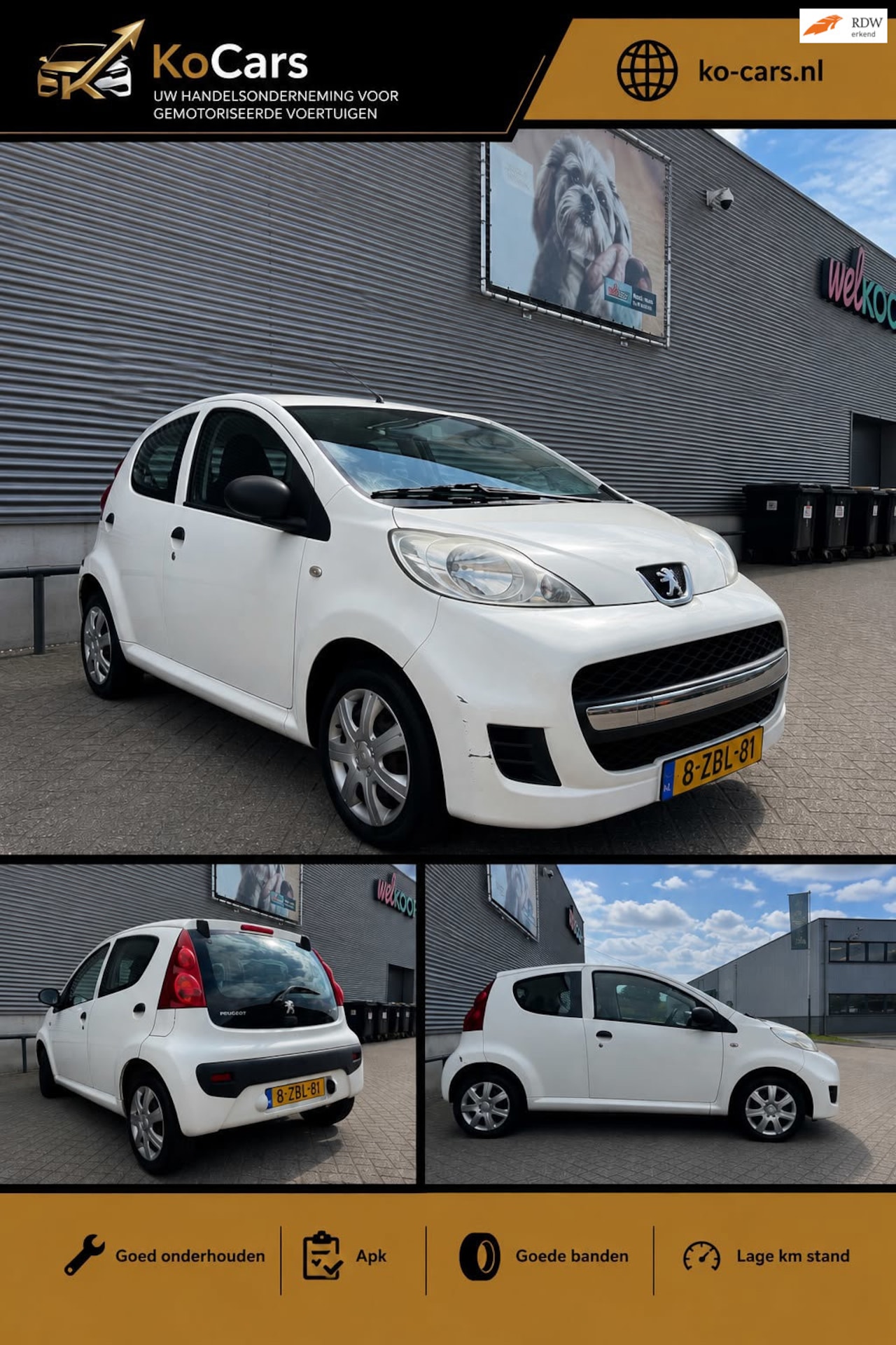 Peugeot 107 - / Apk / Goed onderhouden / Lage km - AutoWereld.nl