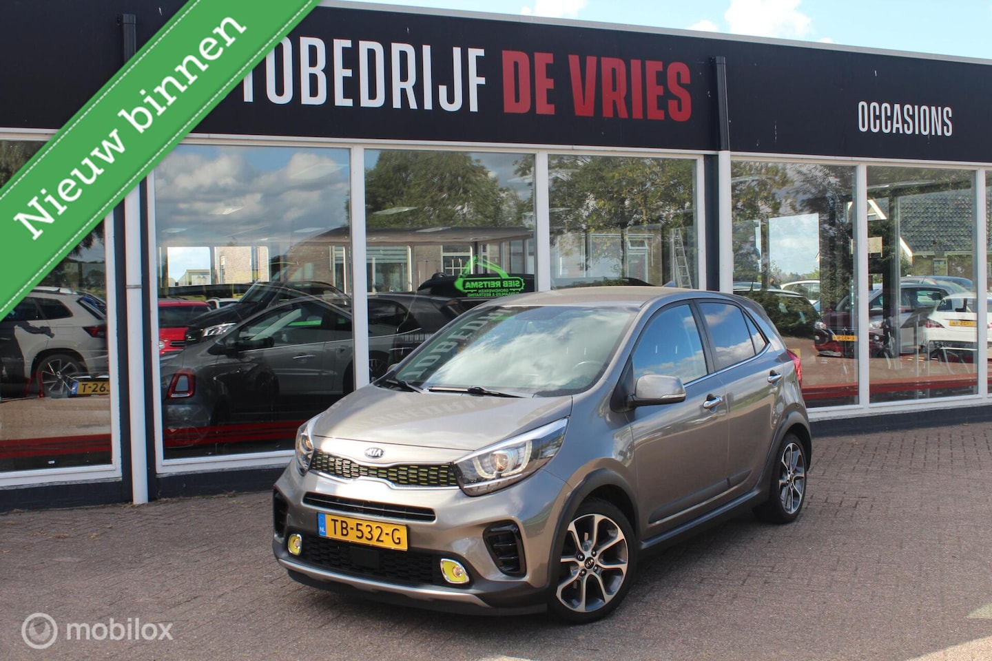 Kia Picanto - 1.2 CVVT X-Line Full Options Leder/Camera/Carplay - AutoWereld.nl