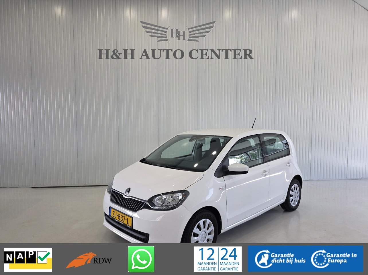 Skoda Citigo - 1.0 Greentech Ambition |Airco|Bluetooth| - AutoWereld.nl