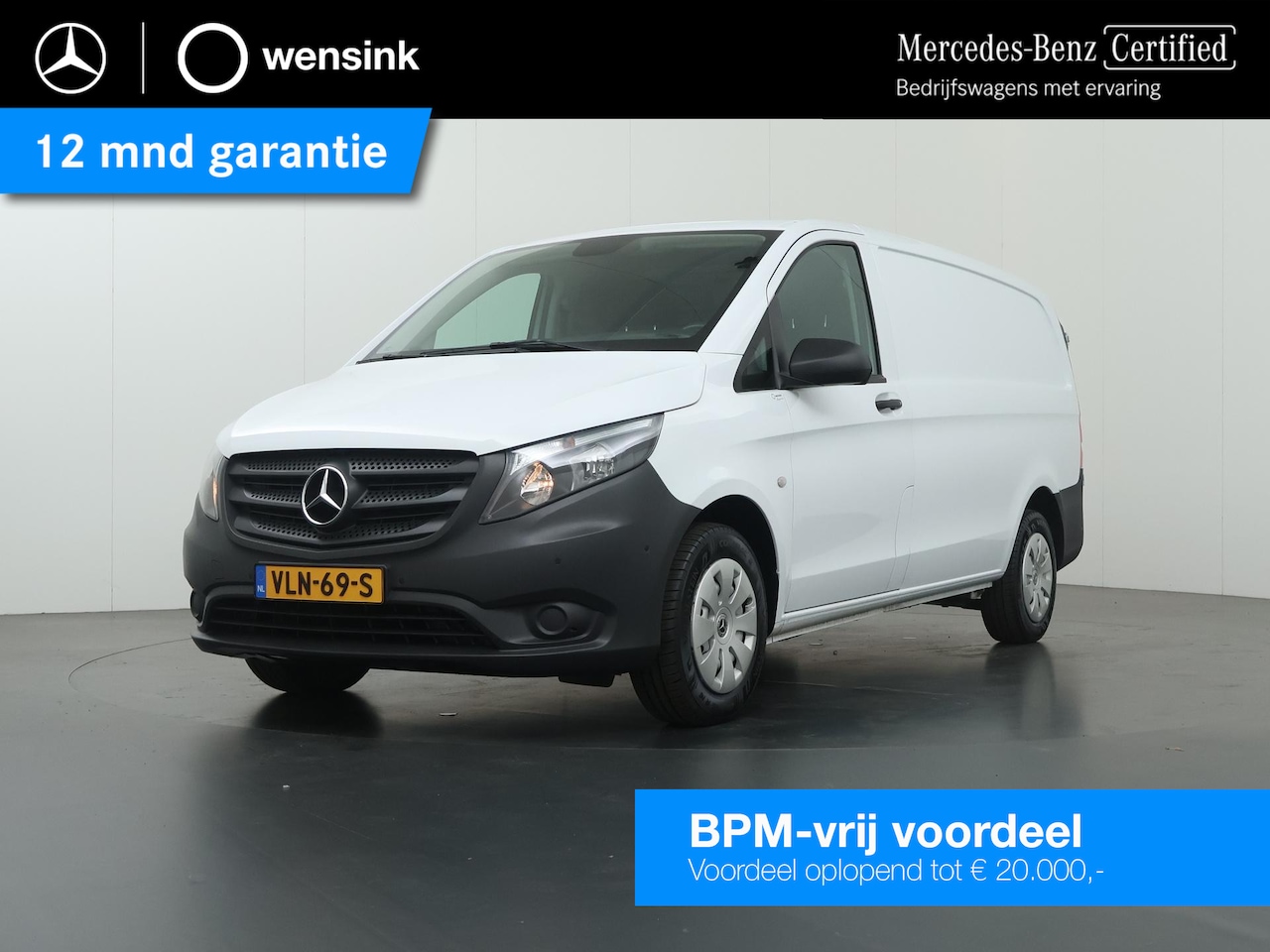 Mercedes-Benz Vito - 116 CDI | L2 Lang | Airco | Parkeercamera | Trekhaak | 2-zits | Navigatie - AutoWereld.nl