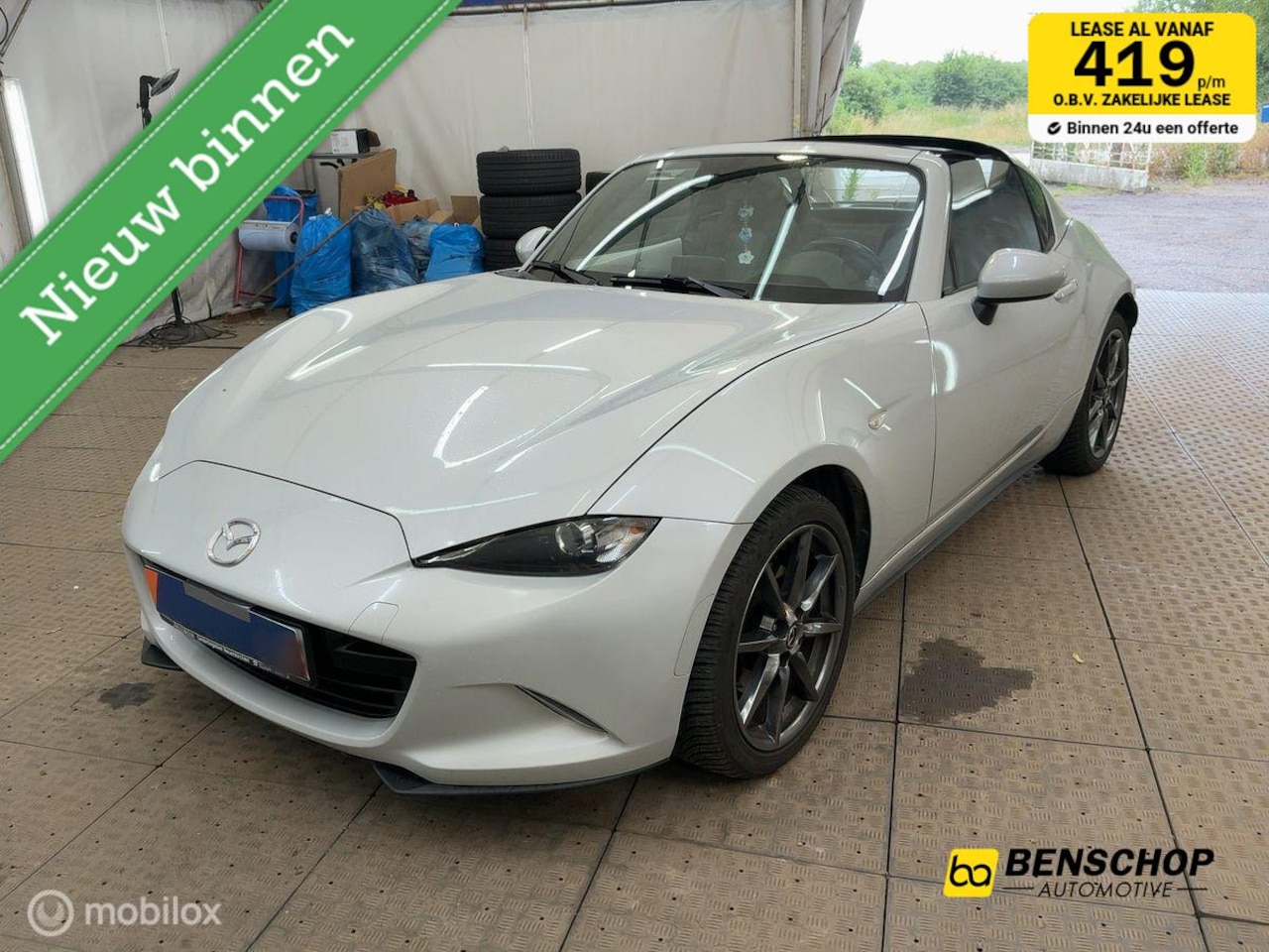 Mazda MX-5 RF - 2.0 SkyActiv-G 160 GT-M Automaat Leer Navi Bose LED Stoelv - AutoWereld.nl