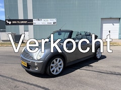 MINI Cabrio - 1.6i Cooper S Chili 6-Bak 170 PK. Zeer leuke auto van de tweede eigenaar met slechts 141.0