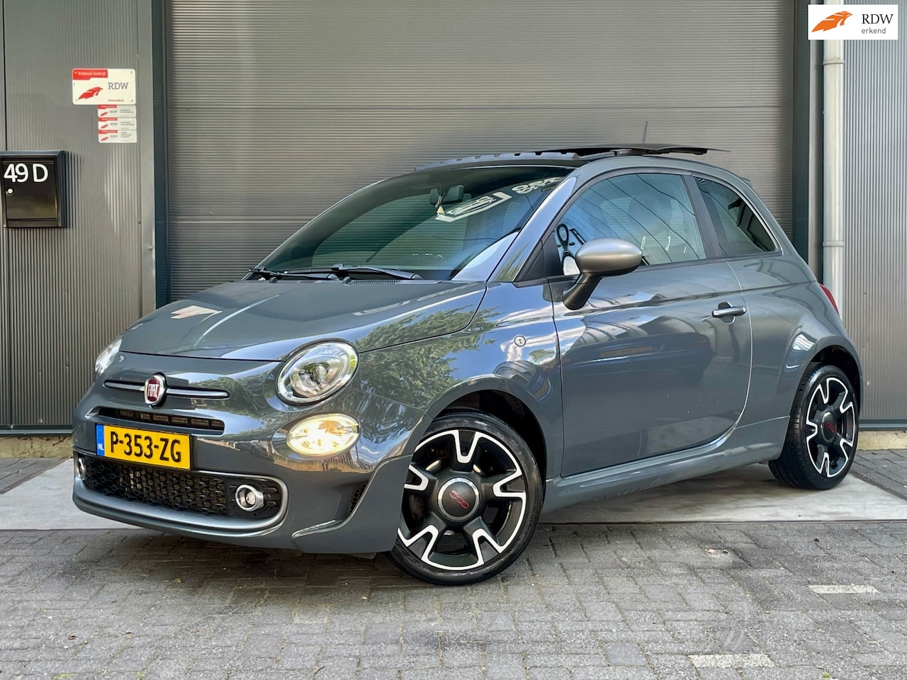 Fiat 500 - 0.9 TwinAir Turbo Sport Beats CRUISE AIRCO PANORAMADAK HALF LEER BLUETOOTH U CONNECT LM VE - AutoWereld.nl