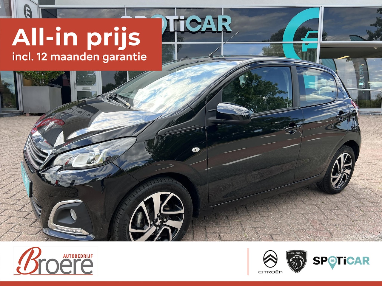 Peugeot 108 - 1.0 e-VTi 72 pk Allure 5 deurs Navigatie via Apple Carplay of Android Auto - AutoWereld.nl