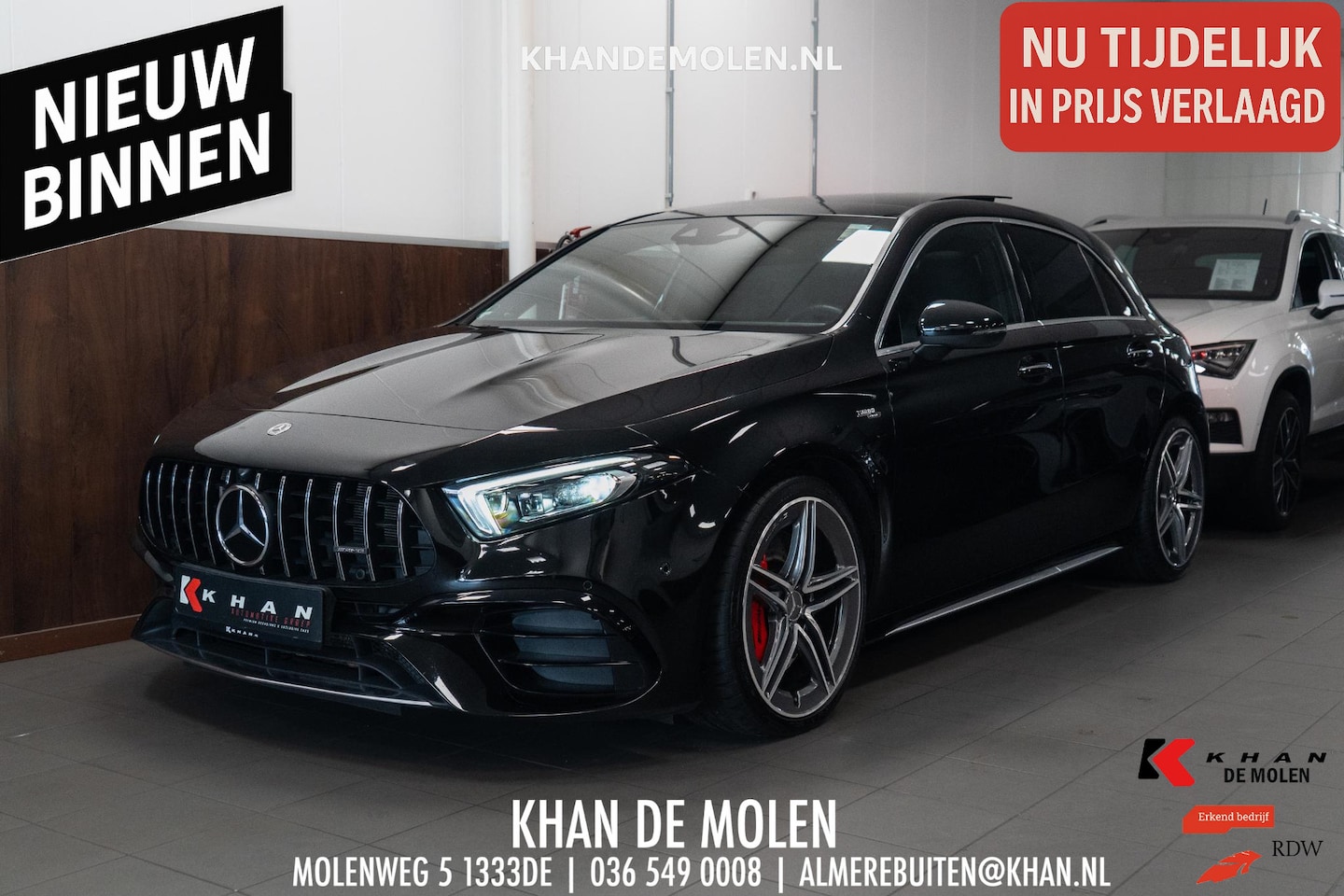 Mercedes-Benz A-klasse - AMG 45 S 4MATIC+ ED.1|VOL|PANO|HUD|LEDER|PERFORMANCE|STOELKOELING - AutoWereld.nl