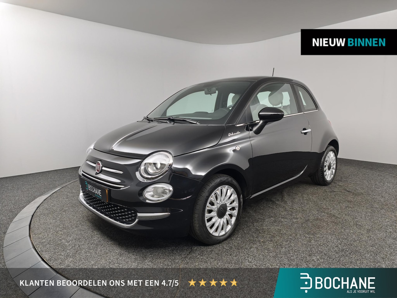 Fiat 500 - 1.0 Hybrid Dolcevita | NAVI | CLIMATE CONTROL | LICHTMETALEN VELGEN | CRUISE - AutoWereld.nl