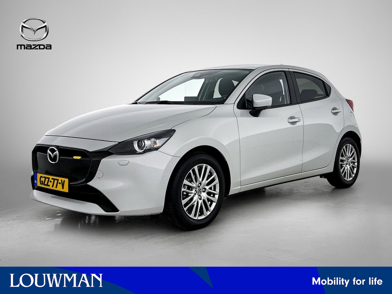 Mazda 2 - 1.5 e-SkyActiv-G 90 Exclusive-Line | Stuur-/Stoelverwarming | Camera | Dodehoekdetectie | - AutoWereld.nl