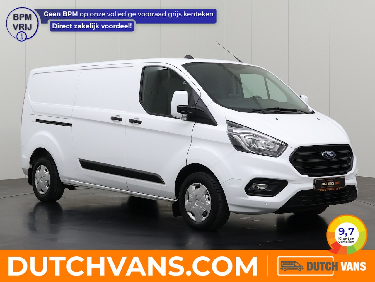 Ford Transit Custom - 2.0TDCi Lang Business | Navigatie | Camera | Airco | Cruise | 3-Zits - AutoWereld.nl