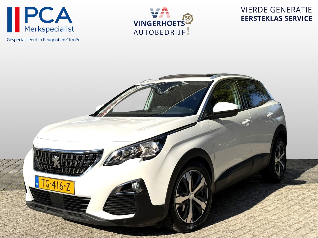 Peugeot 3008 - 130 Pk Luxe Benzine * AUTOMAAT * Open Schuifdak * L.M. Velgen * Achteruitrij Camera * Keyl - AutoWereld.nl