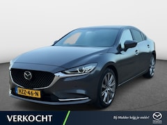 Mazda 6 - 6 2.0 SkyActive-G 165Pk Luxury | Wit leder