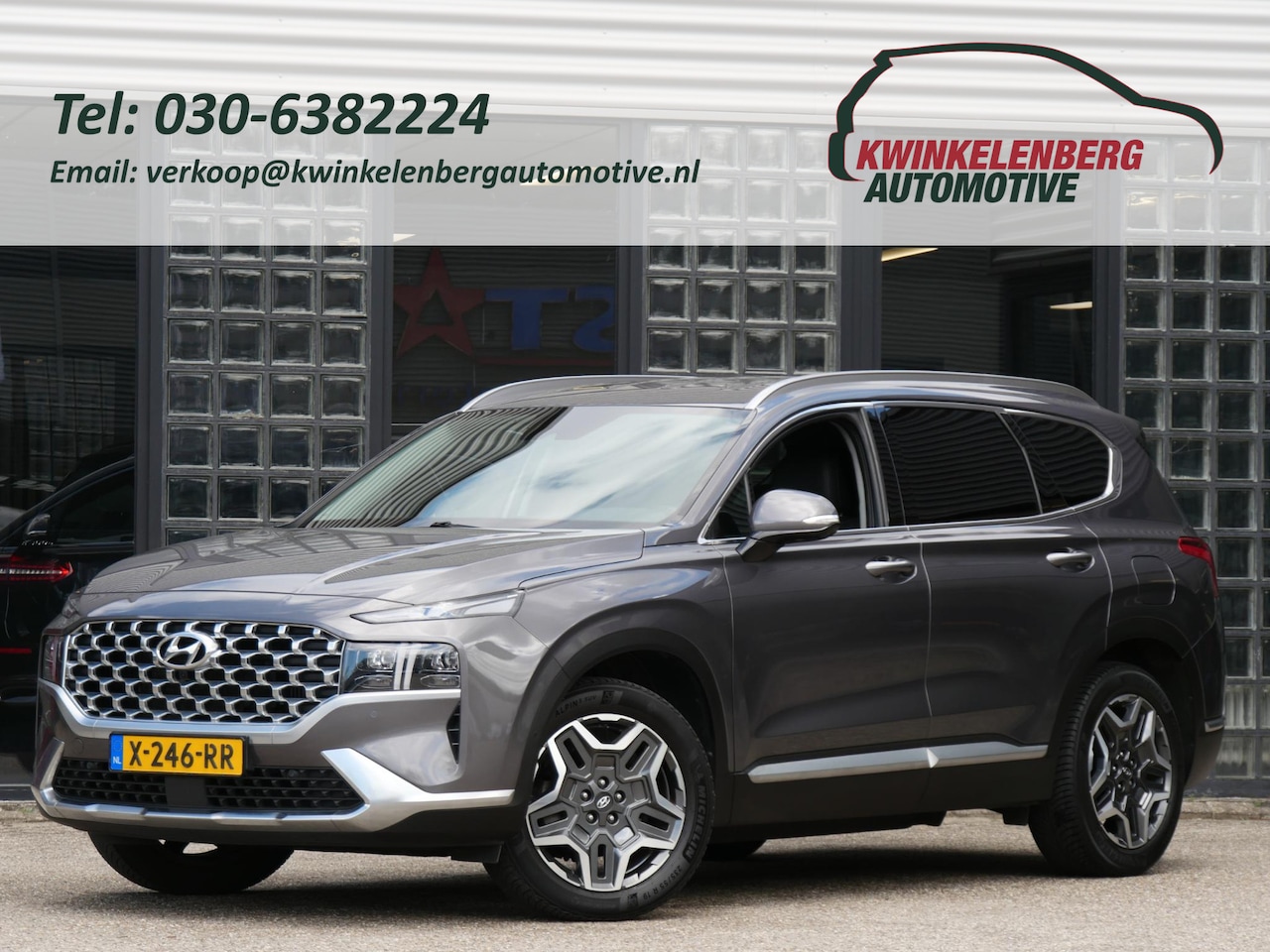 Hyundai Santa Fe - HEV PREMIUM/ 7-PERSOONS/ TREKHAAK/ 360° CAMERA/ - AutoWereld.nl