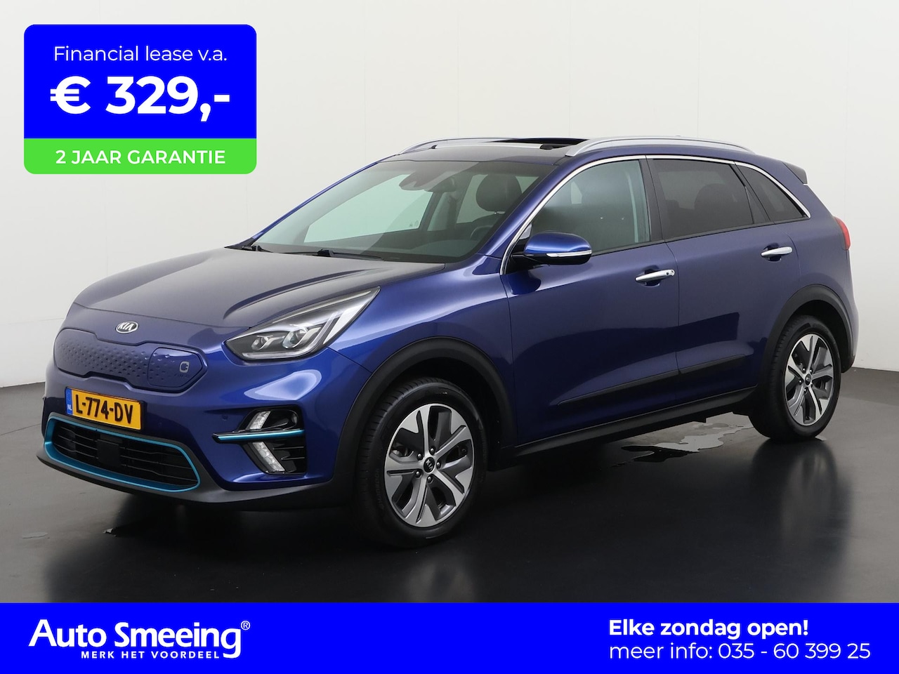 Kia e-Niro - DynamicPlusLine 64 kWh | SOH 99% | 3 Fase | Schuifdak | Zondag Open! - AutoWereld.nl