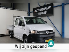 Volkswagen Transporter - 2.0 TDI L2H1 DC Comfortline Pick-up - Airco, Cruise, PDC, Trekhaak