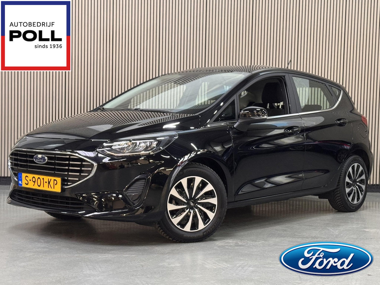 Ford Fiesta - 125pk Eco Hybrid Titanium Apple Carplay Climat Cruise Parkeersensoren All Season Banden De - AutoWereld.nl
