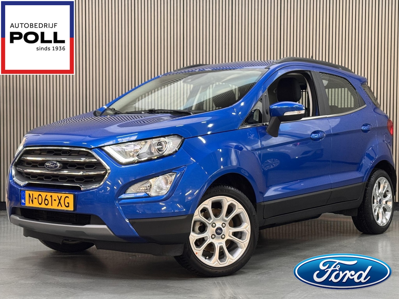 Ford EcoSport - 125pk Titanium Half Leer Climat Cruise Apple Carplay Parkeersensor Dealeronderhouden - AutoWereld.nl