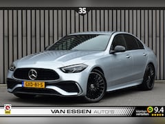 Mercedes-Benz C-klasse - 300 e 4MATIC AMG Line Navi Carbon Sfeerlicht Stoelverw. Camera Carplay