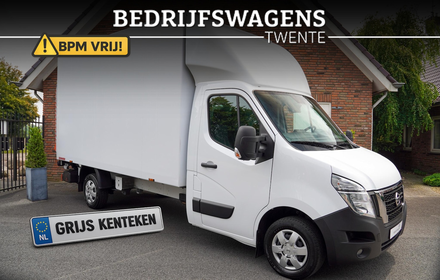 Nissan Interstar - Bakwagen 2.3 DCI 163pk LAADKLEP LxBxH 408x205x220 2024 BPM VRIJ - CLIMA - NAVI - CRUISE - AutoWereld.nl