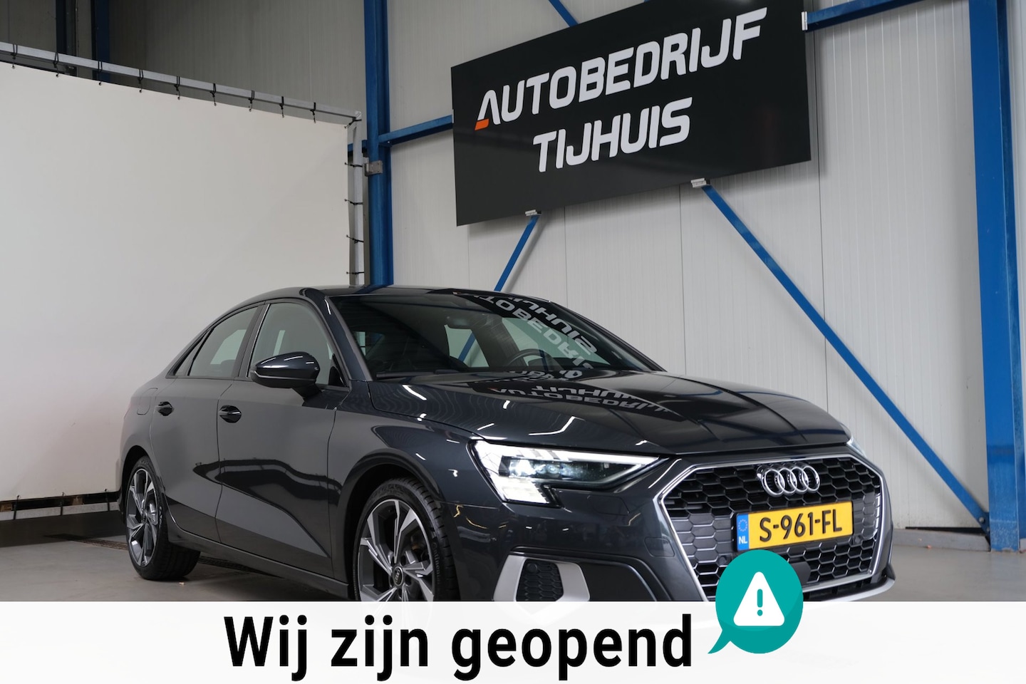 Audi A3 Limousine - 35 TFSI S-Edition - Automaat - Airco, Cruise, Carplay, Lederen bekleding, Virtual Display, - AutoWereld.nl