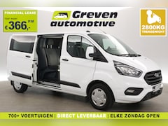 Ford Transit Custom - 2.0 TDCI L2H1 | DC | 6 Zits | 2800kg Trekgew. | Airco | Cruise | 2xSchuifdeur | Parkeersen