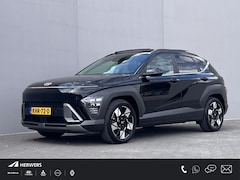 Hyundai Kona - 1.6 GDI HEV Premium Sky / Fabrieksgarantie tot 10-2028 / Schuifdak / Leder / Camera 360° /