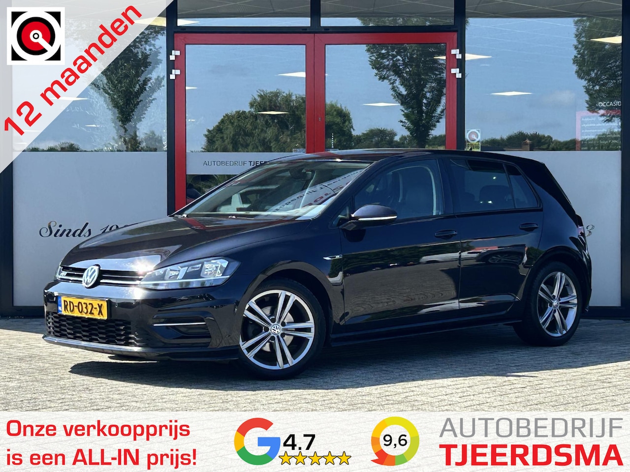 Volkswagen Golf - 1.0 TSI Highline Business R | Lederen Bekleding | Stoelverwarming | Virtual Cockpit | Ergo - AutoWereld.nl
