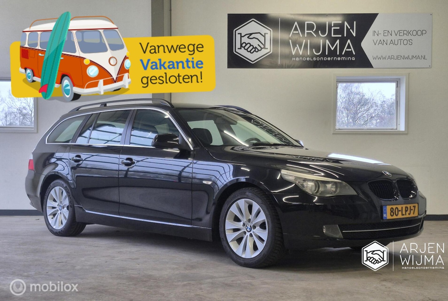 BMW 5-serie Touring - 520i Lci|Youngtimer|PDC|Leder|NL Auto - AutoWereld.nl