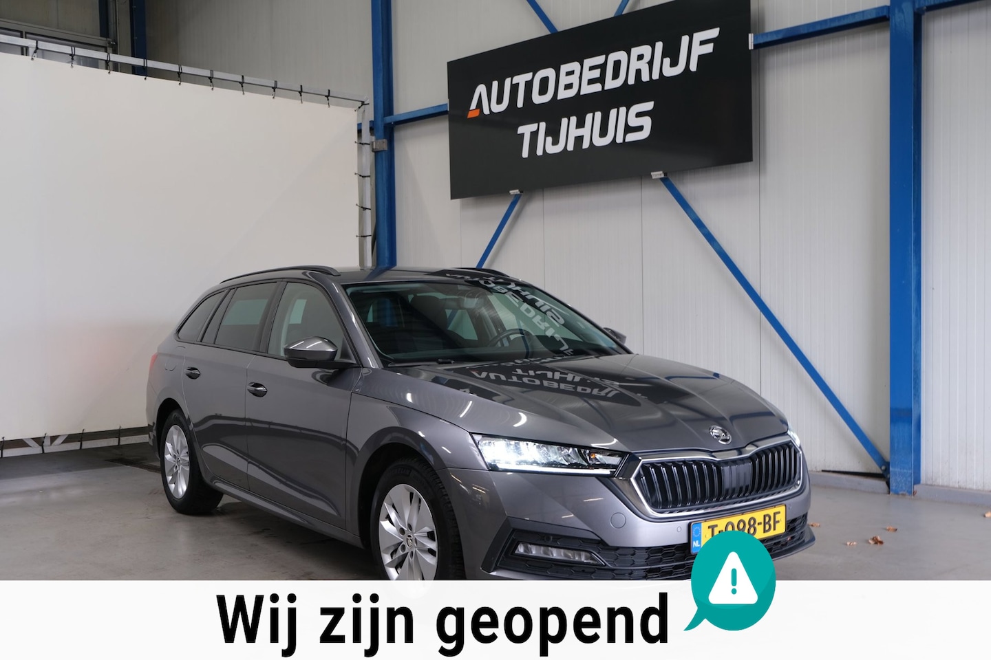 Skoda Octavia Combi - 1.0 e-TSI Ambition - N.A.P. Airco, Cruise, Navi, PDC, Trekhaak. - AutoWereld.nl