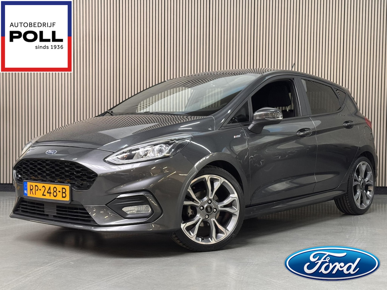Ford Fiesta - 100pk EcoBoost ST-Line Navi Climat Cruise 18"LM Voorruitverwarming 5drs Dealeronderhouden - AutoWereld.nl