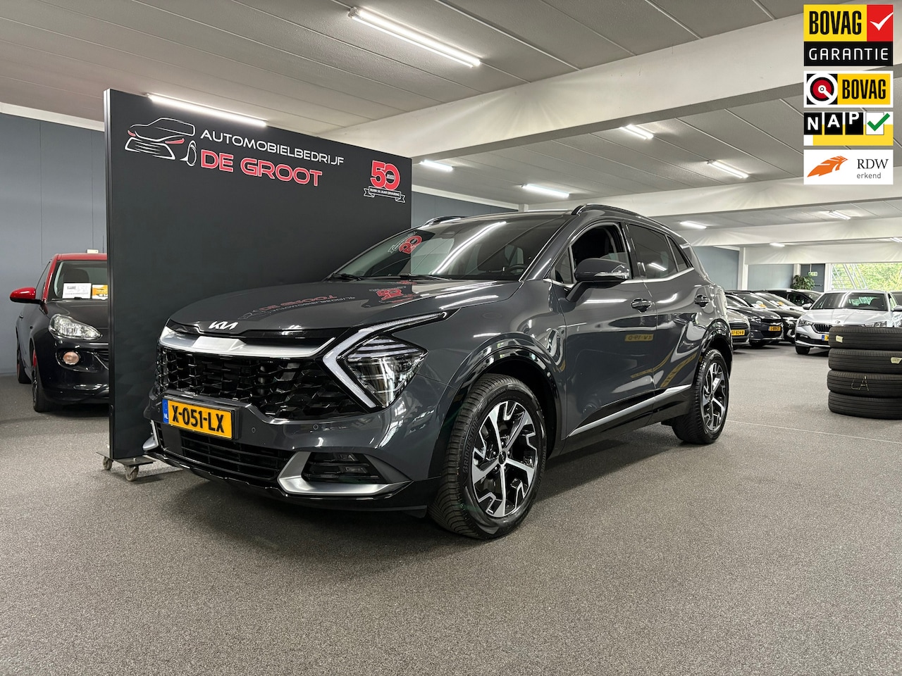 Kia Sportage - 1.6 T-GDi Hybrid DynamicPlusLine/ NL auto/ Eerste eigenaar/ Parkeersensoren - AutoWereld.nl