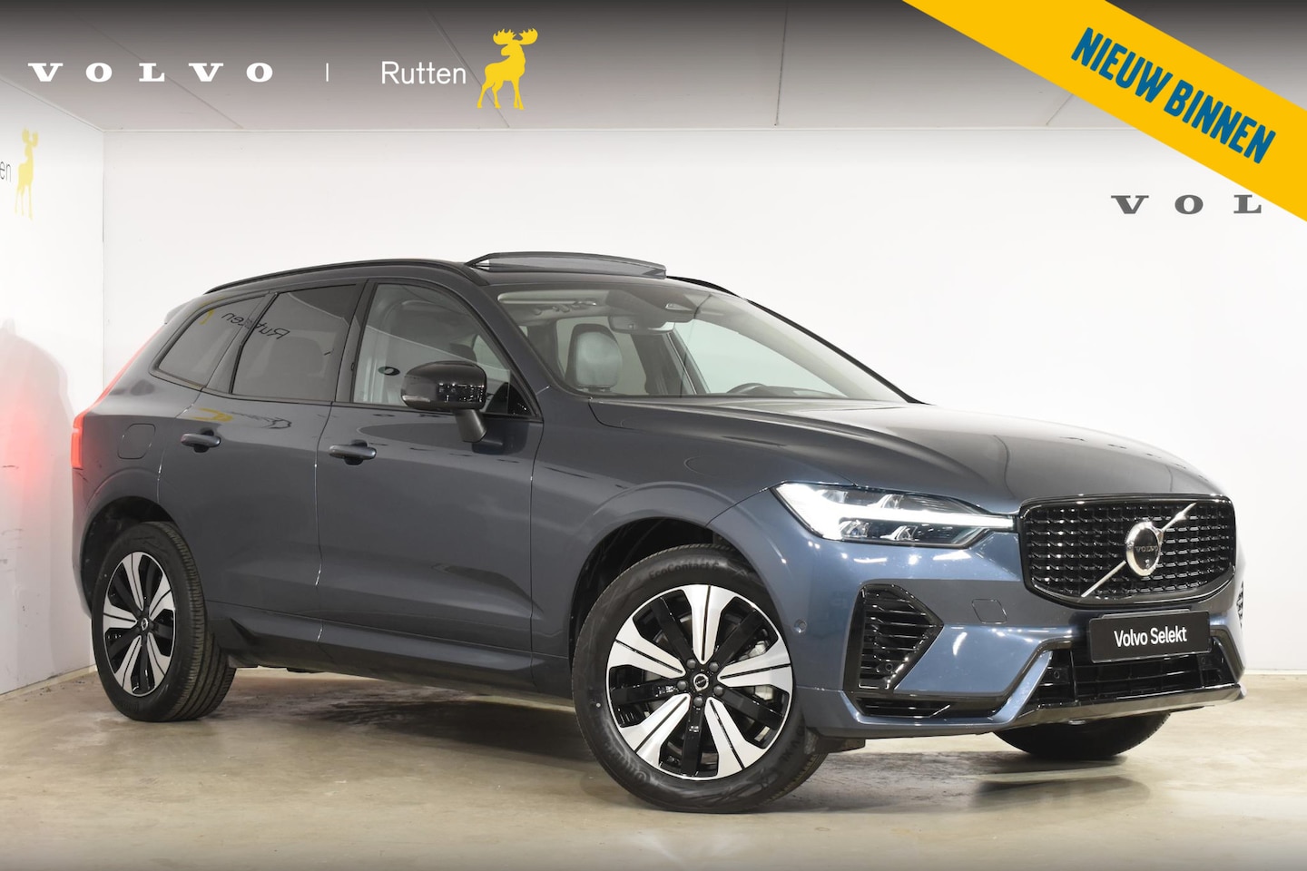 Volvo XC60 - T6 350PK Automaat Plug-in Hybrid AWD Plus Dark / Adaptieve Cruise control / Elektrisch gla - AutoWereld.nl